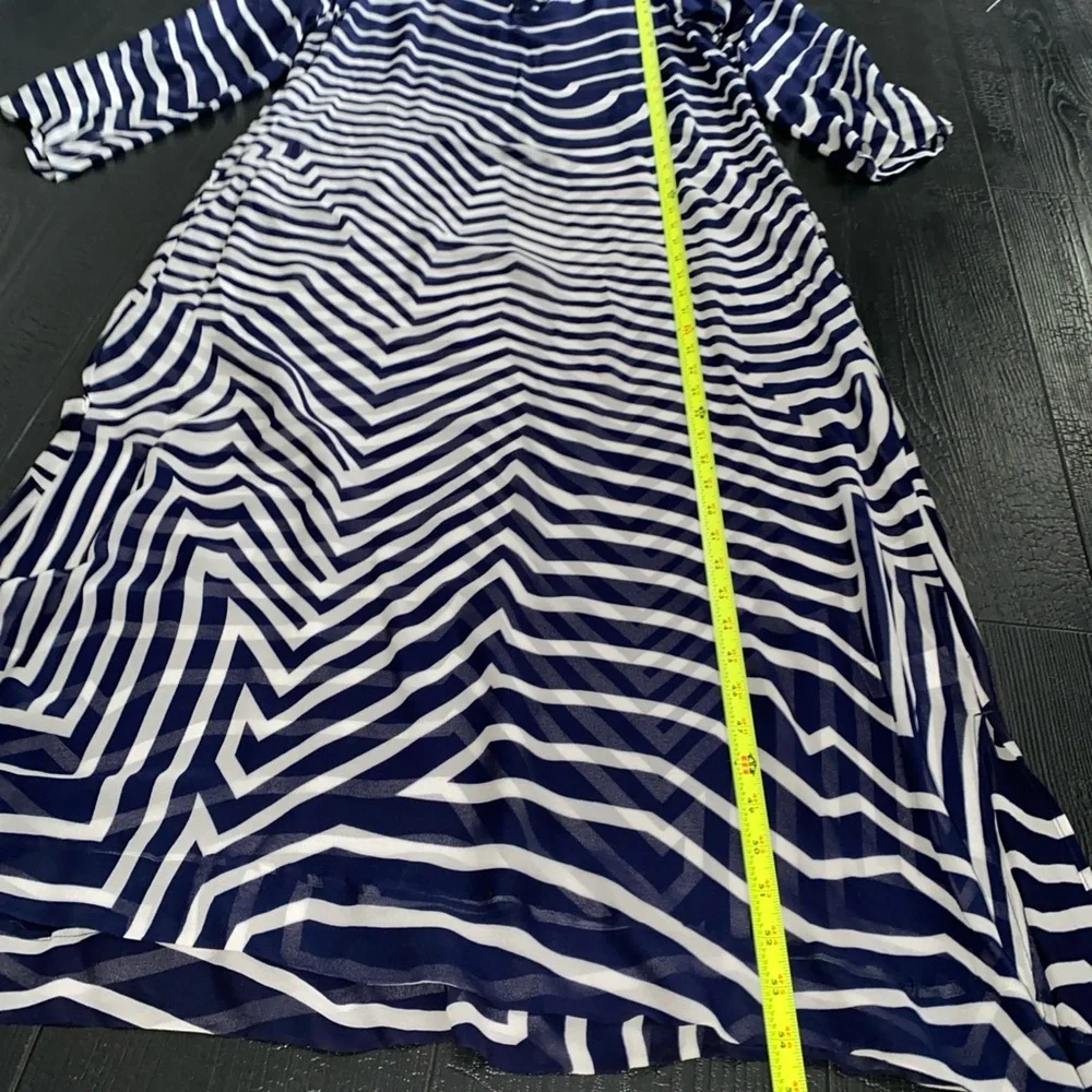 Soft Surroundings Maxi Dress 1 Piece Sheer Swimsuit‎ Cover Up Medium